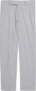 Boys' Flat Suit Dress Pant Straight Leg - Hemmed, Tailored Fit