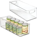 mDesign Plastic Stackable Kitchen Organizer - Clear 2 Pack