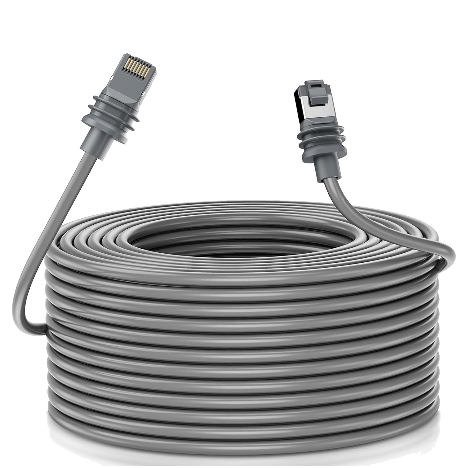 High-Performance CAT6 Waterproof Outdoor Cable - 147ft