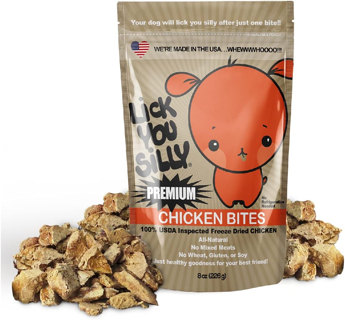 Freeze-Dried Chicken Liver Dog Treats for All Dog Sizes