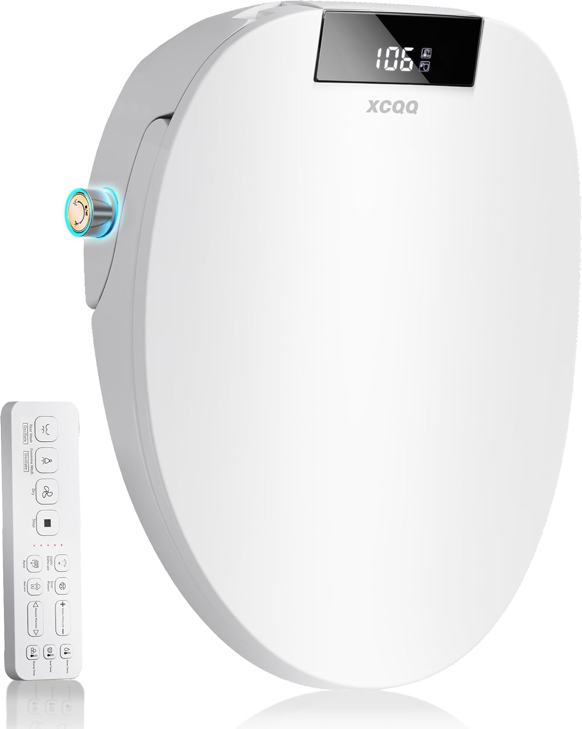 Electric Bidet Toilet Seat with Heated Comfort and Warm Water