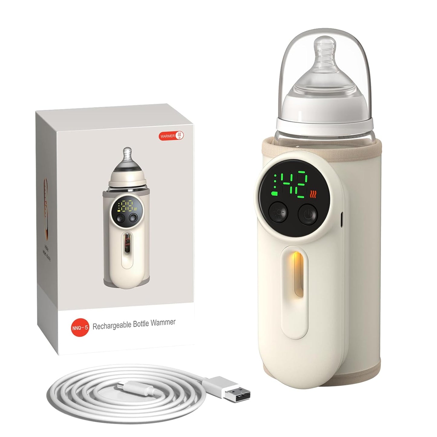 Travel-Friendly Fast Heating Bottle Warmer