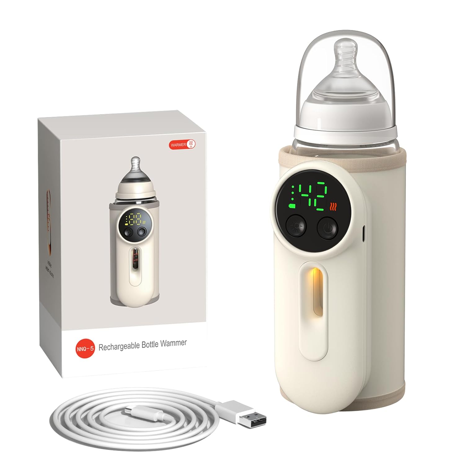 Travel-Friendly Fast Heating Bottle Warmer