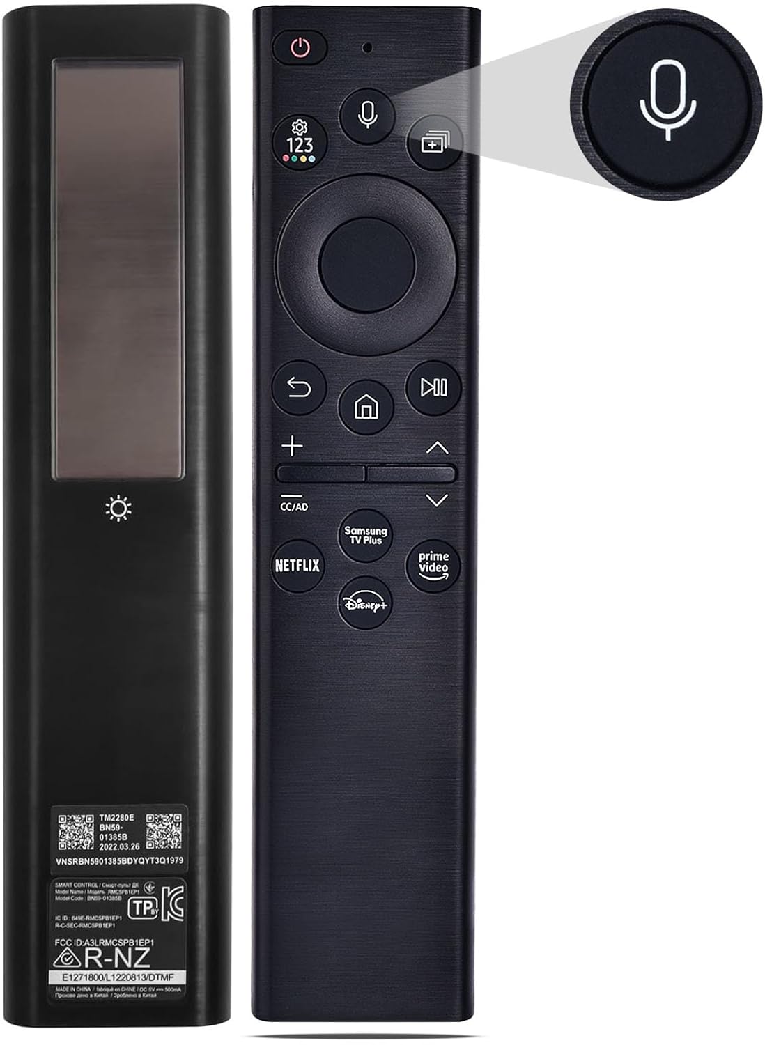 Solar Voice Control Remote for Samsung TVs