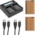 LP-E6NH USB-C Battery 2-Pack & Dual Charger Kit - Long Life Power