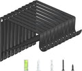 10-Pack Closet Rod Bracket 10.8x10.8in Heavy Duty Matte Black
