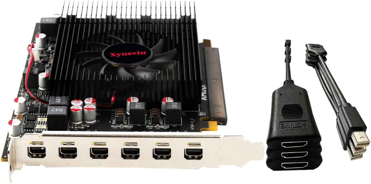 Radeon R7 350 Mini 6DP 4GB GDDR5 Graphics Card for Gaming