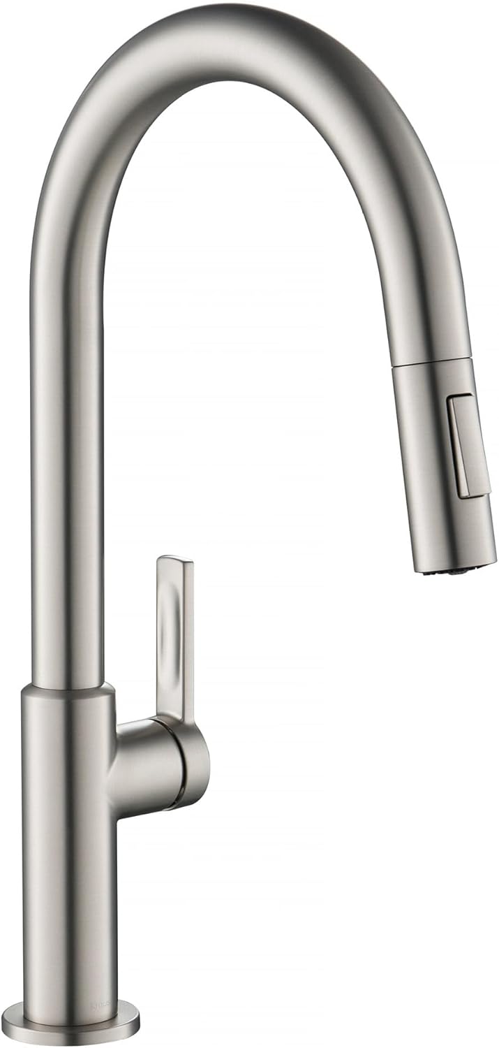 KRAUS Oletto Pull Down Kitchen Faucet in Spot Free Stainless Steel
