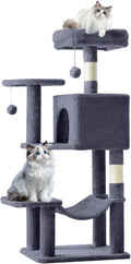 Sweetcrispy 44 in Cat Tree Tower - Multi-Cat Climbing Condo