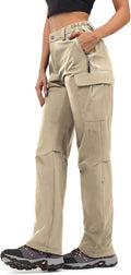 Women's Hiking Cargo Pants - Quick Dry Stretch Outdoor Wear Moosehill