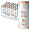 FitTea Healthy Energy Drink 12 Fl Oz - Georgia Peach Sparkling