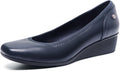 DREAM PAIRS Women's Wedge Closed Toe Low Heel Pumps - Comfortable