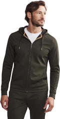 Rhone Spar Men's Full Zip Hoodie V2 - Moisture-Wicking Performance