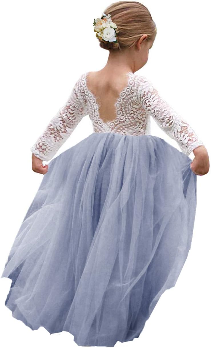 Topmaker Flower Girl Dress for Toddler Baby Girls Special Occasion