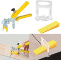 Tile Leveling System 1/8 in Kit - 600 Clips, 200 Wedges, Pliers