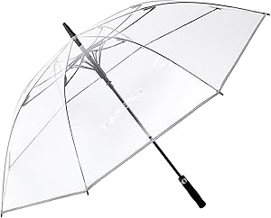 G4Free 62 Inch Clear Golf Umbrella - Windproof & Waterproof
