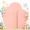 Dusty Rose Arch Backdrop Cover Set of 3 - Stretchy Spandex Wedding