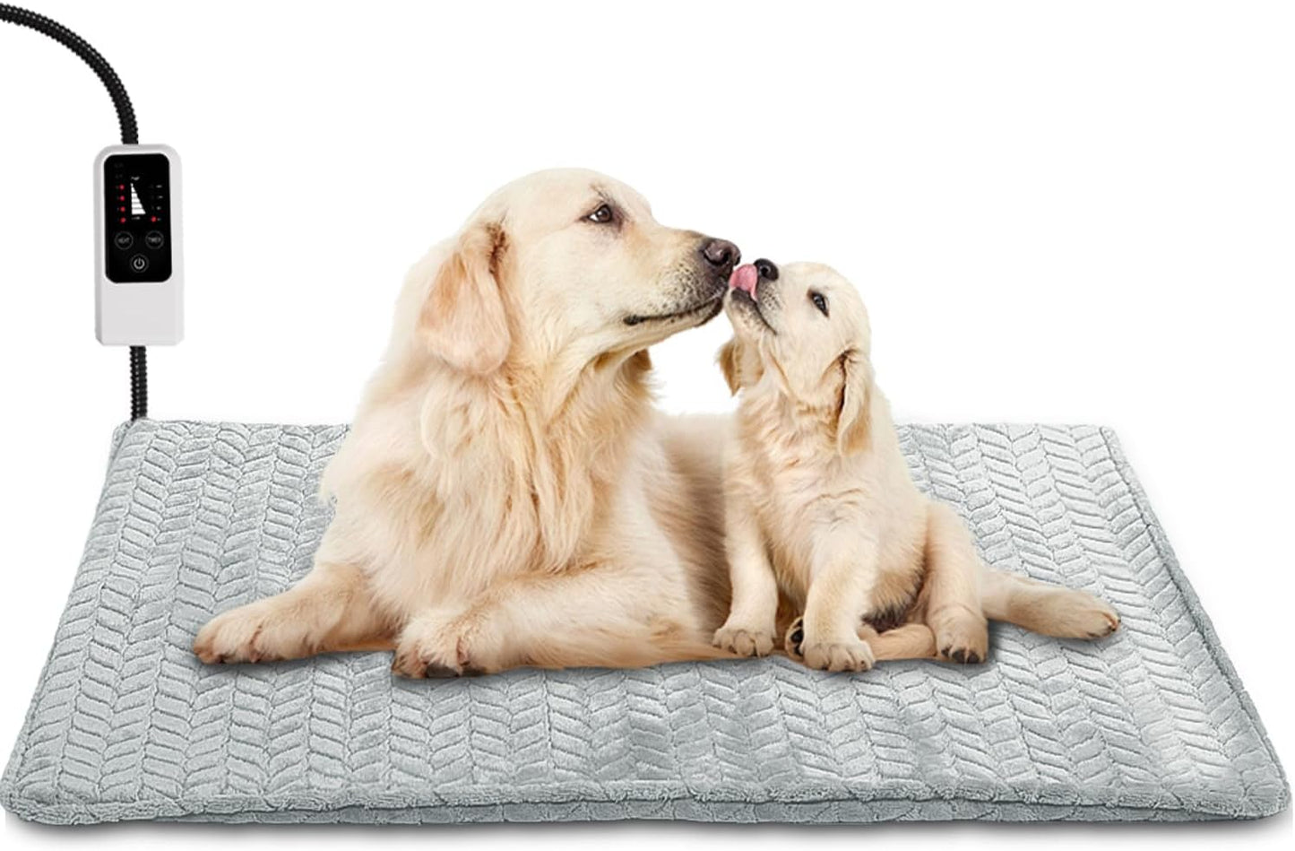 Heeyoo Pet Heating Pad for Dogs and Cats with Adjustable Temp
