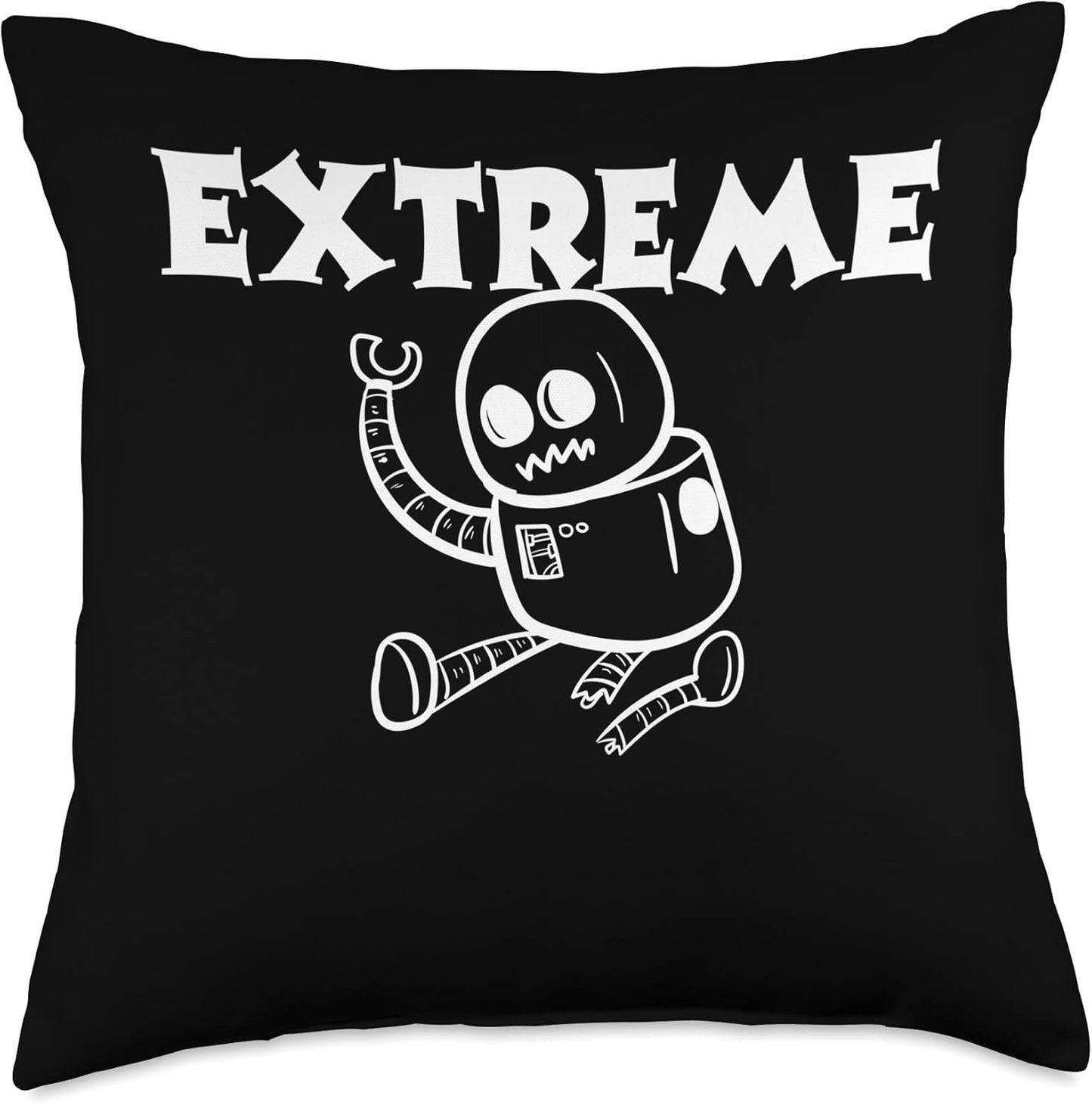 ElasTee Robot Emo Design Pillow - Extreme Comfort!