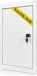 BOZZON Access Panel for Drywall 14 x 29 in - Metal Door with Key Lock