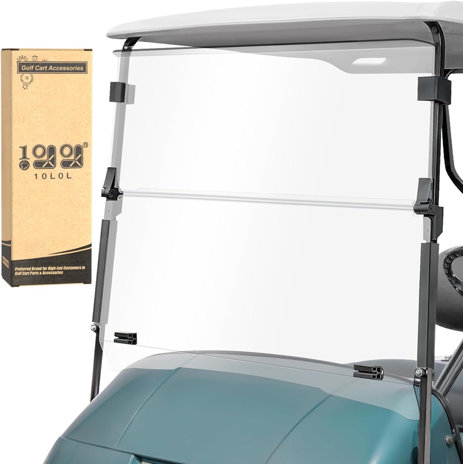 Clear Golf Cart Windshield for EZGO TXT/Medalist 1995-2013