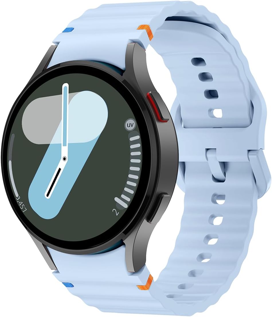 Silicone Sport Band for Samsung Galaxy Watch 7 - No Gap Soft Strap