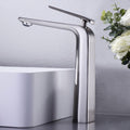 TOCALOCA Tall Vessel Sink Faucet Brushed Nickel - Durable Mixer Tap