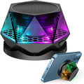 Magnetic Diamond Bluetooth Speaker - Compact RGB Light Show