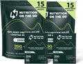 Whey Protein Isolate Packets with Creatine - Travel-Friendly 30-Pack