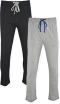 Hanes mens Solid Knit Sleep Pant With Pockets and Drawstring
