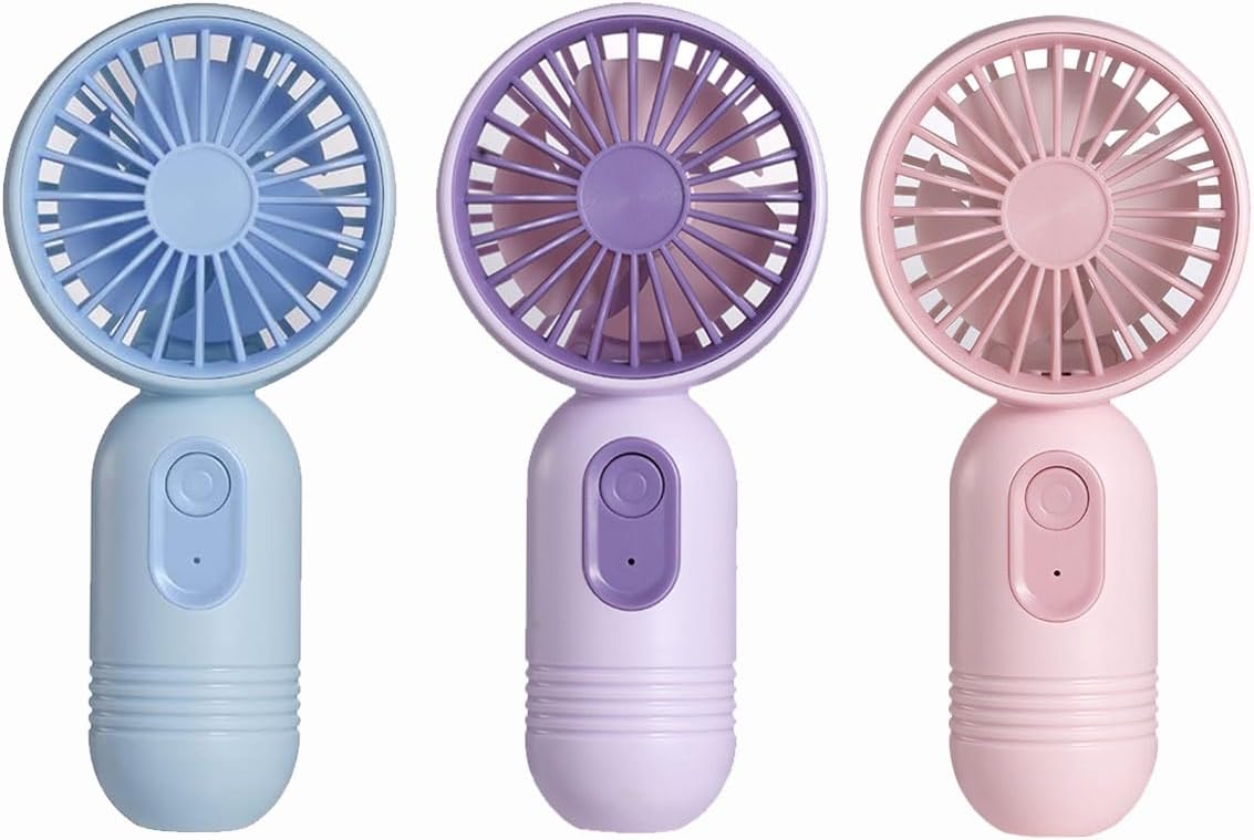 Portable Mini Fan 3 Pack - Stay Cool Anywhere! 