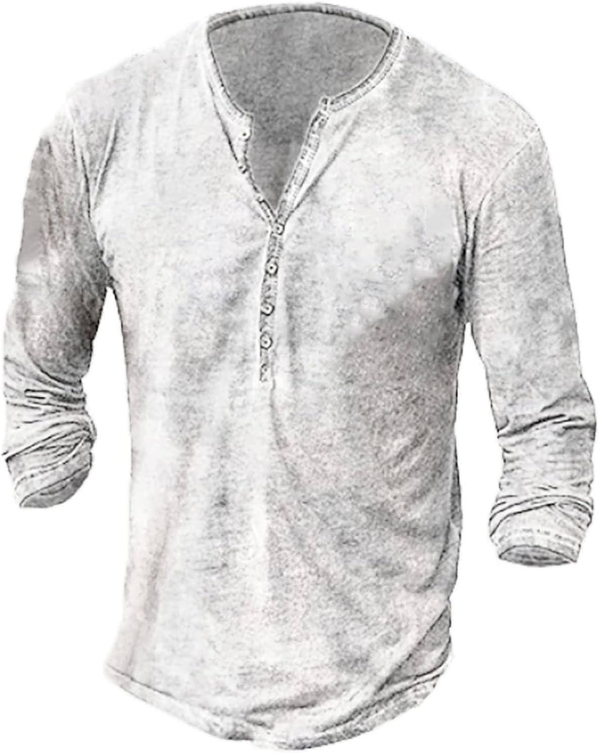 Mens Distressed Henley Shirts for Casual and Business Wear