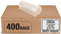Aluf Plastics 33 Gallon Clear Heavy Duty Garbage Bags - Pack of 400