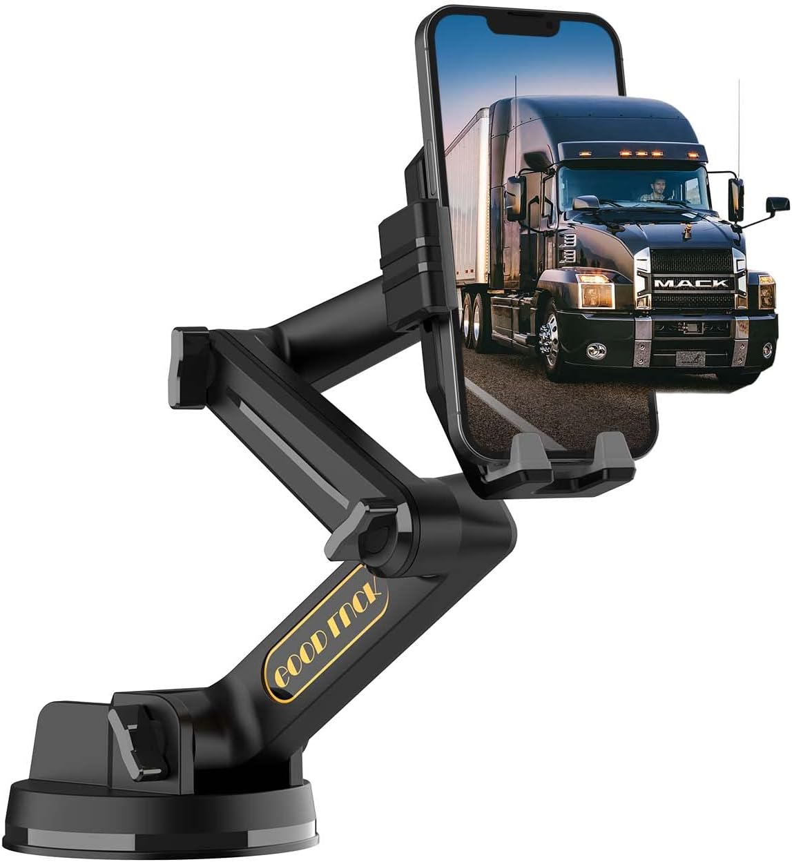 WUITIN 16.9 Long Arm Phone Holder - Super Suction Cup for Trucks