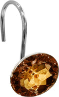 Gibelle Diamond Shower Hooks - Bling Bathroom Glamour!