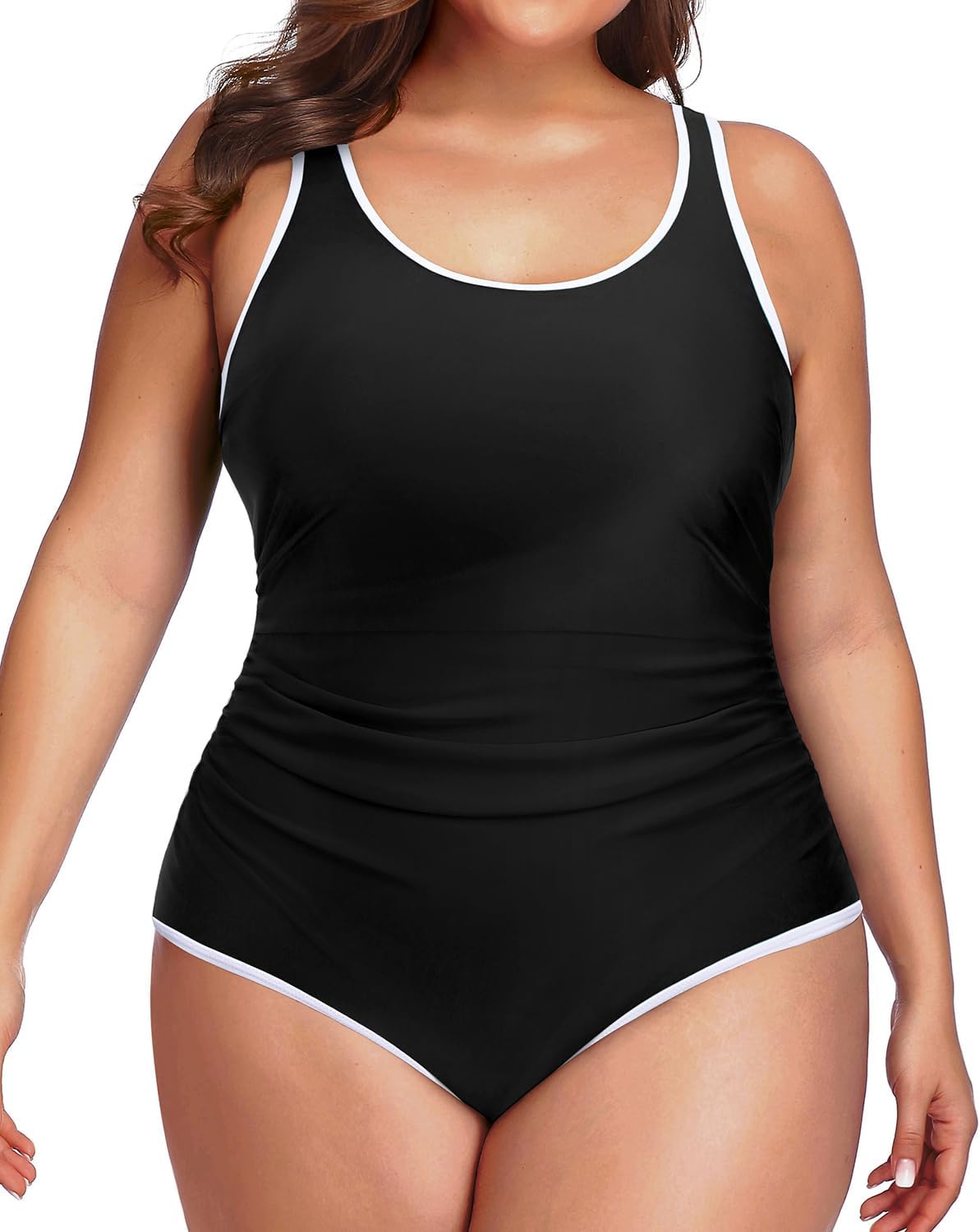Daci Women Plus Size One Piece Swimsuit for Tummy Control