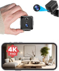 WiFi Spy Hidden Camera Wireless 4K Nanny Cam - Long Battery