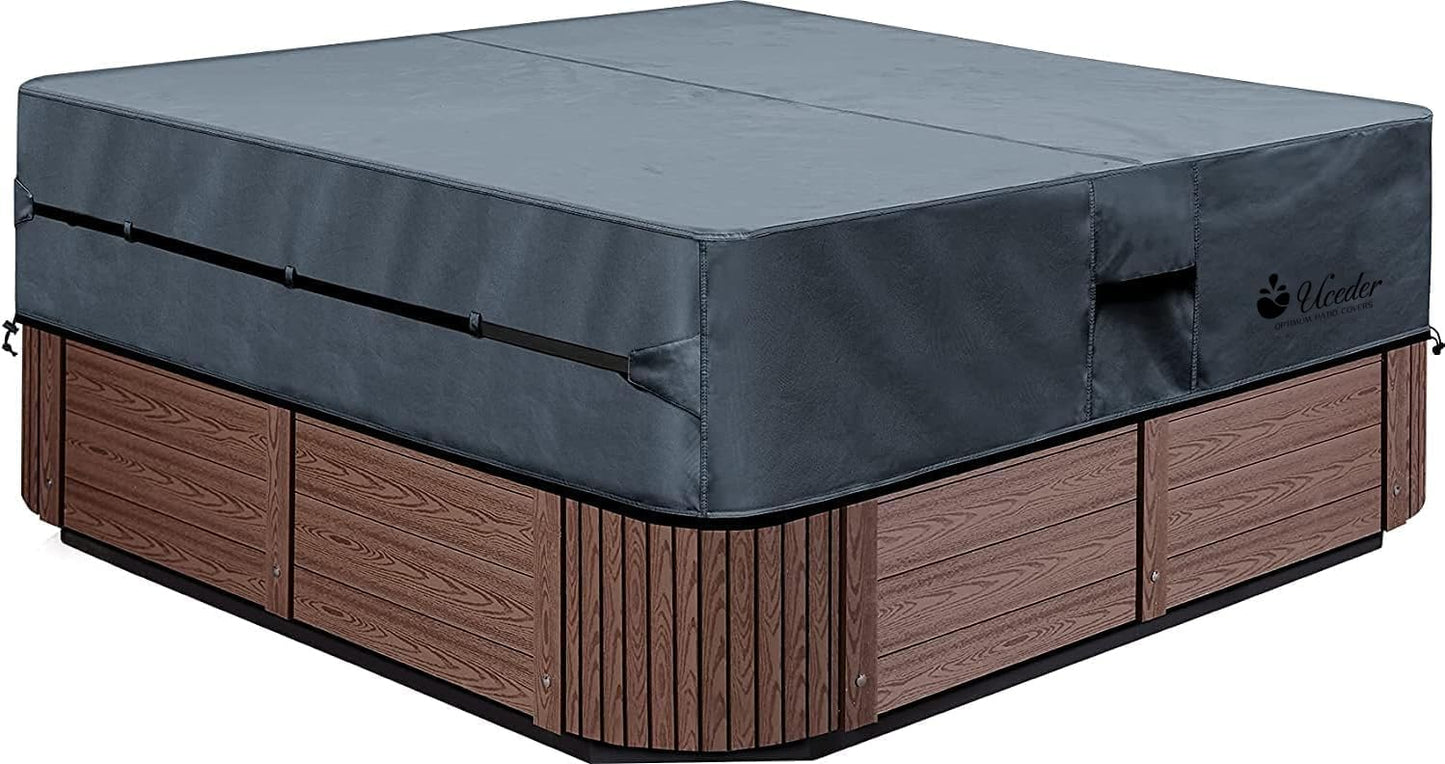 UCEDER Waterproof Hot Tub Cover for Outdoor Spa Protection