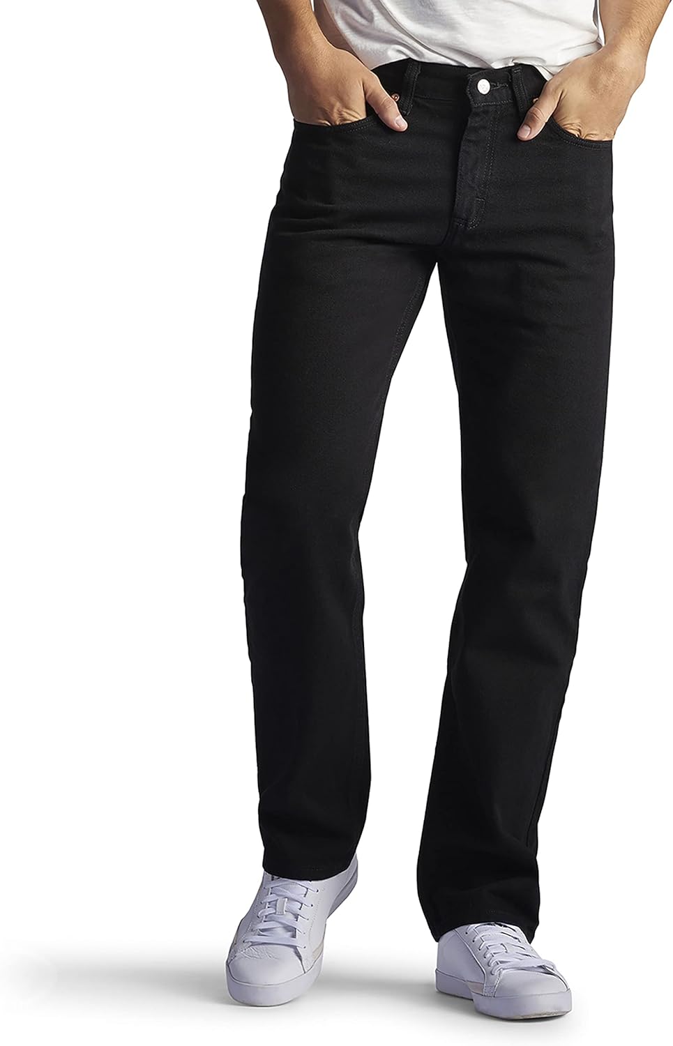 Lee Men's Regular Fit Straight Leg Jean for Everyday Comfort