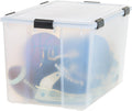 IRIS USA 156 Qt Storage Box with Gasket Seal Lid - Weatherproof Heavy