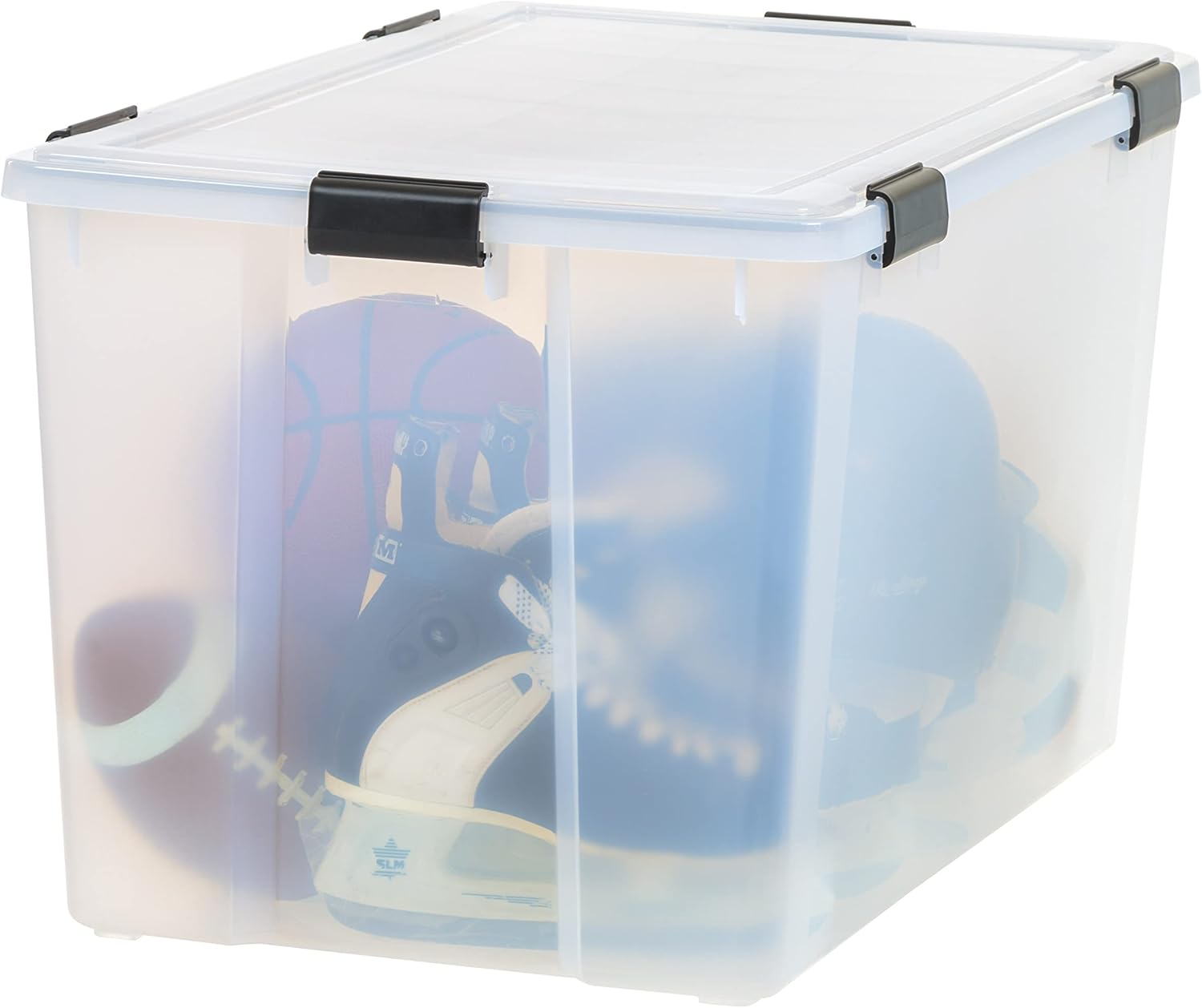 IRIS USA 156 Qt Storage Box with Gasket Seal Lid for Safety
