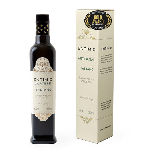 Entimio Organic Extra Virgin Olive Oil - Gold Winner 2025