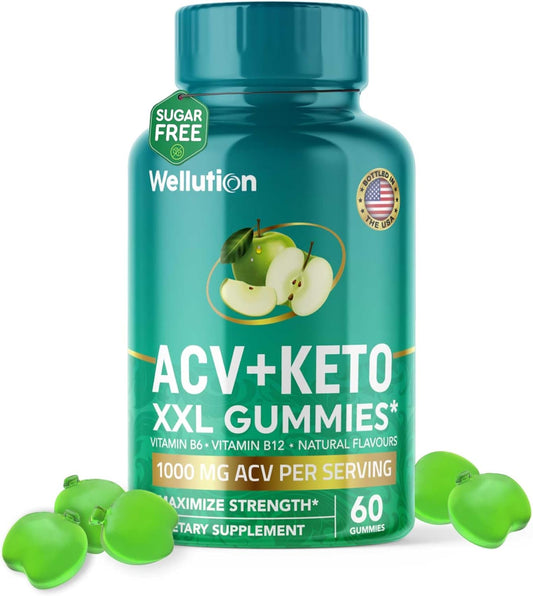 WELLUTION XXL Keto ACV Gummies: Weight Loss & Metabolism Boost
