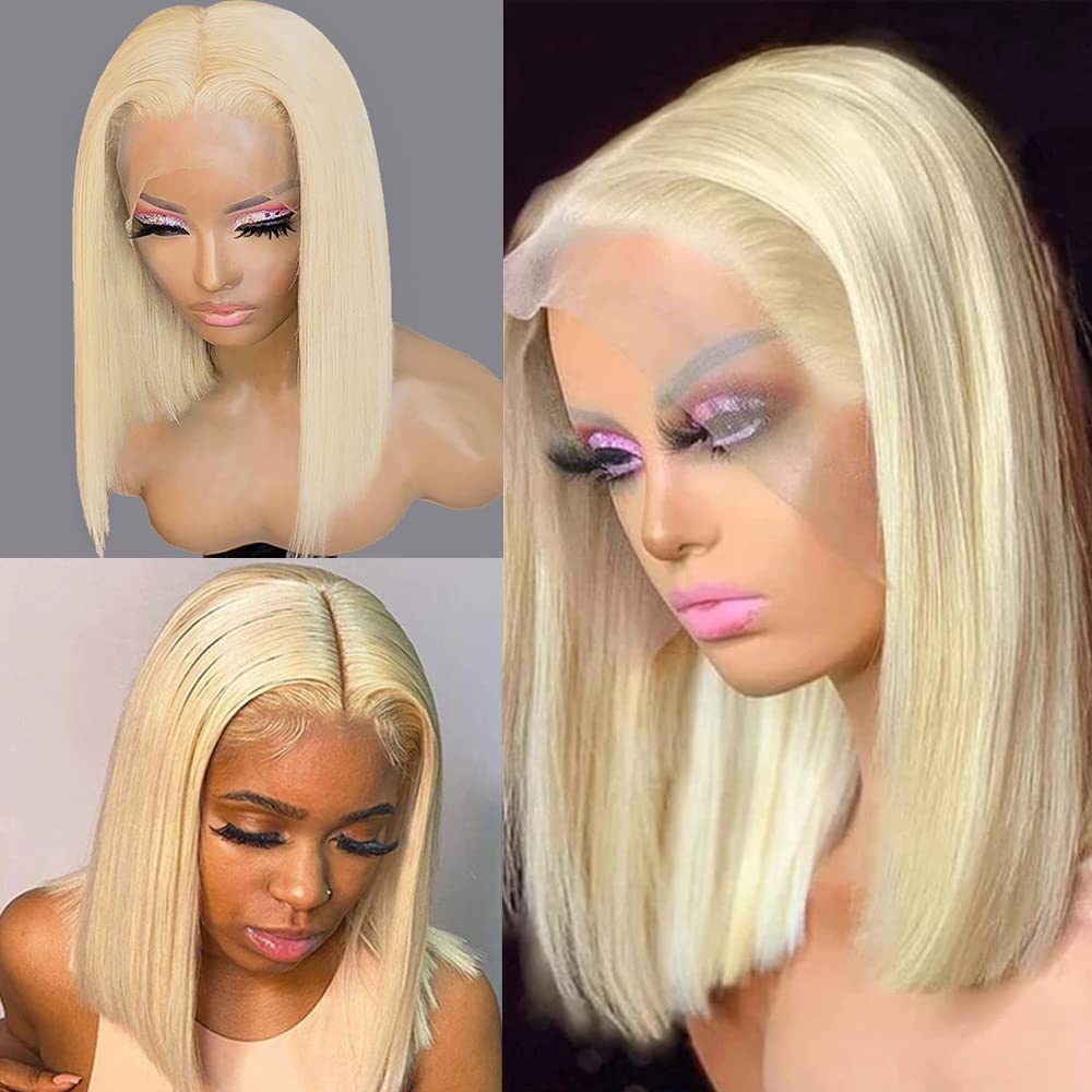 613 Blonde Bob Lace Front Wig for Natural Look and Comfort