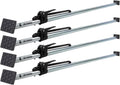 Heavy-Duty Adjustable Load Lock Bars 89-104 in - Pack of 4