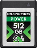 Delkin 512GB CFexpress Type B 4.0 Memory Card - Professional Speed