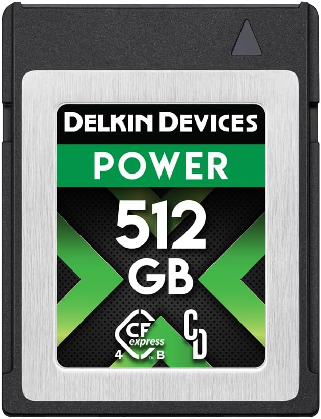 Delkin 512GB CFexpress Type B Memory Card for Digital Cameras