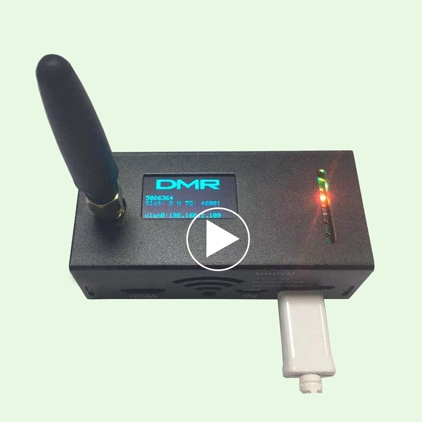 MMDVM Hotspot Assembled Radio Station with OLED Antenna