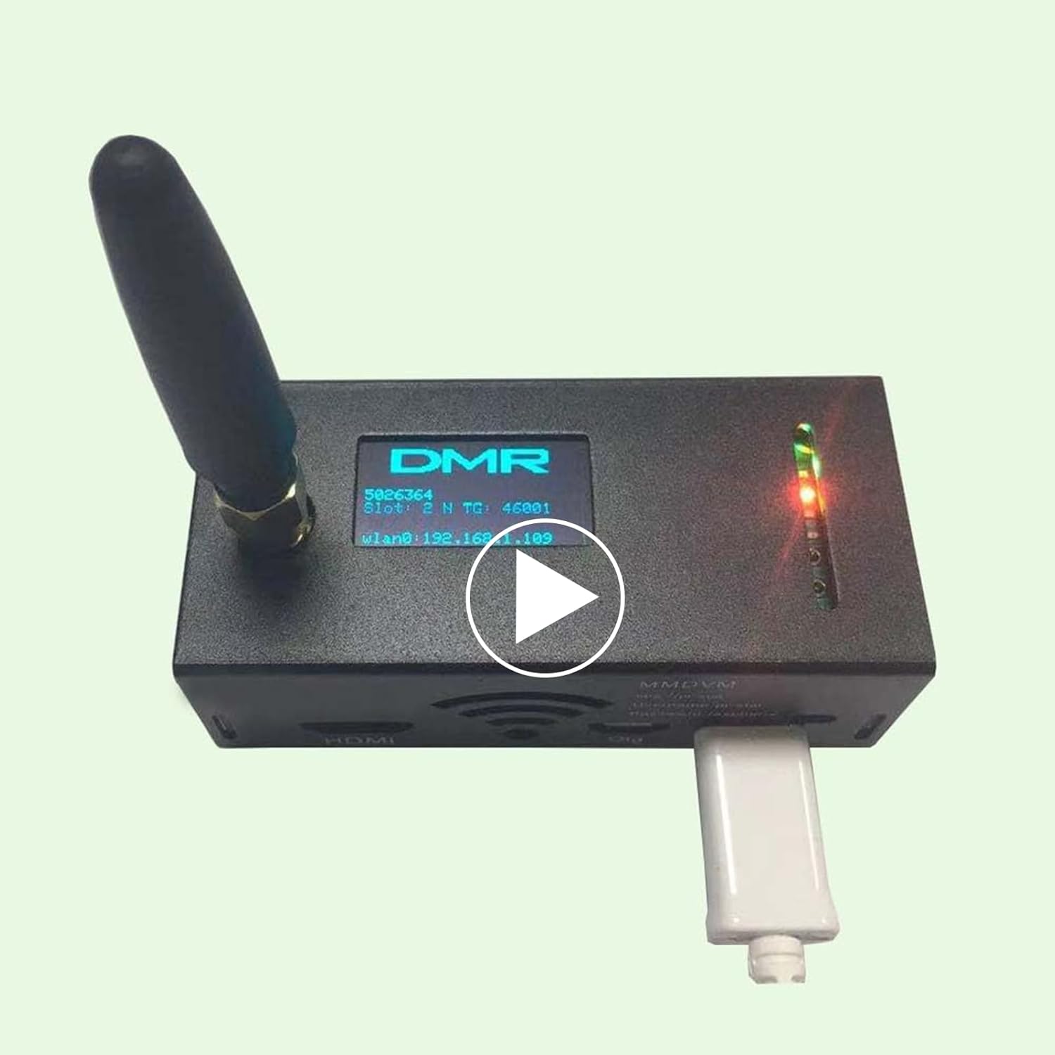 MMDVM Hotspot Assembled Radio Station with OLED Antenna