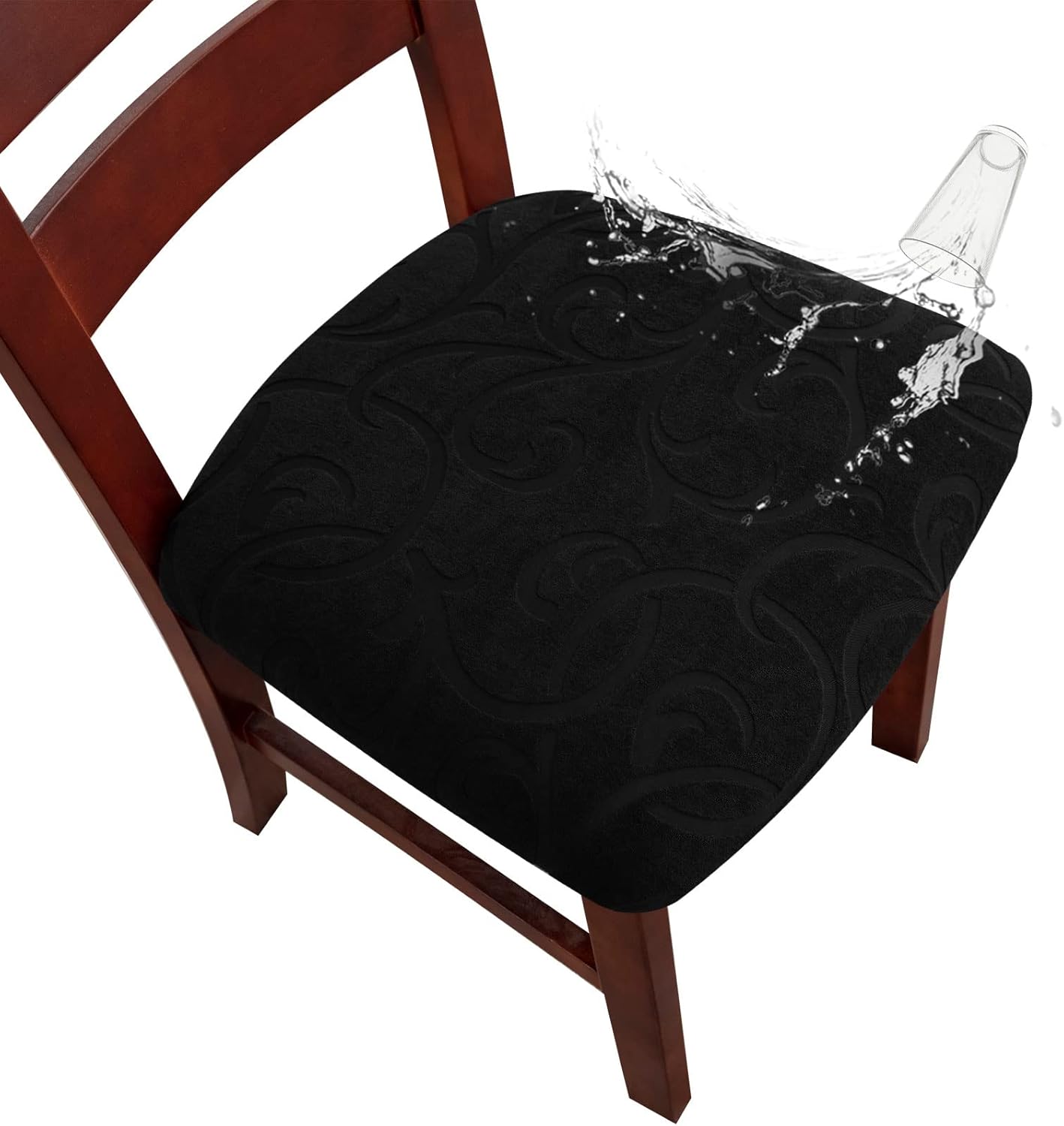 Genina Waterproof Chair Seat Covers for Dining Room Protection
